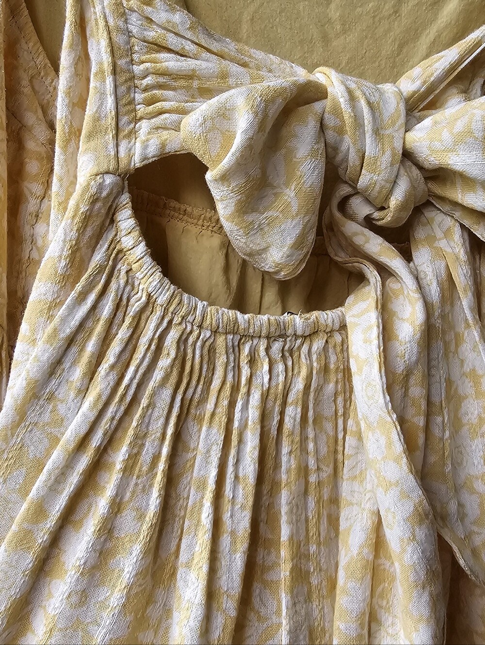American Eagle Yellow Babydoll Dress - Picture 3 of 5
